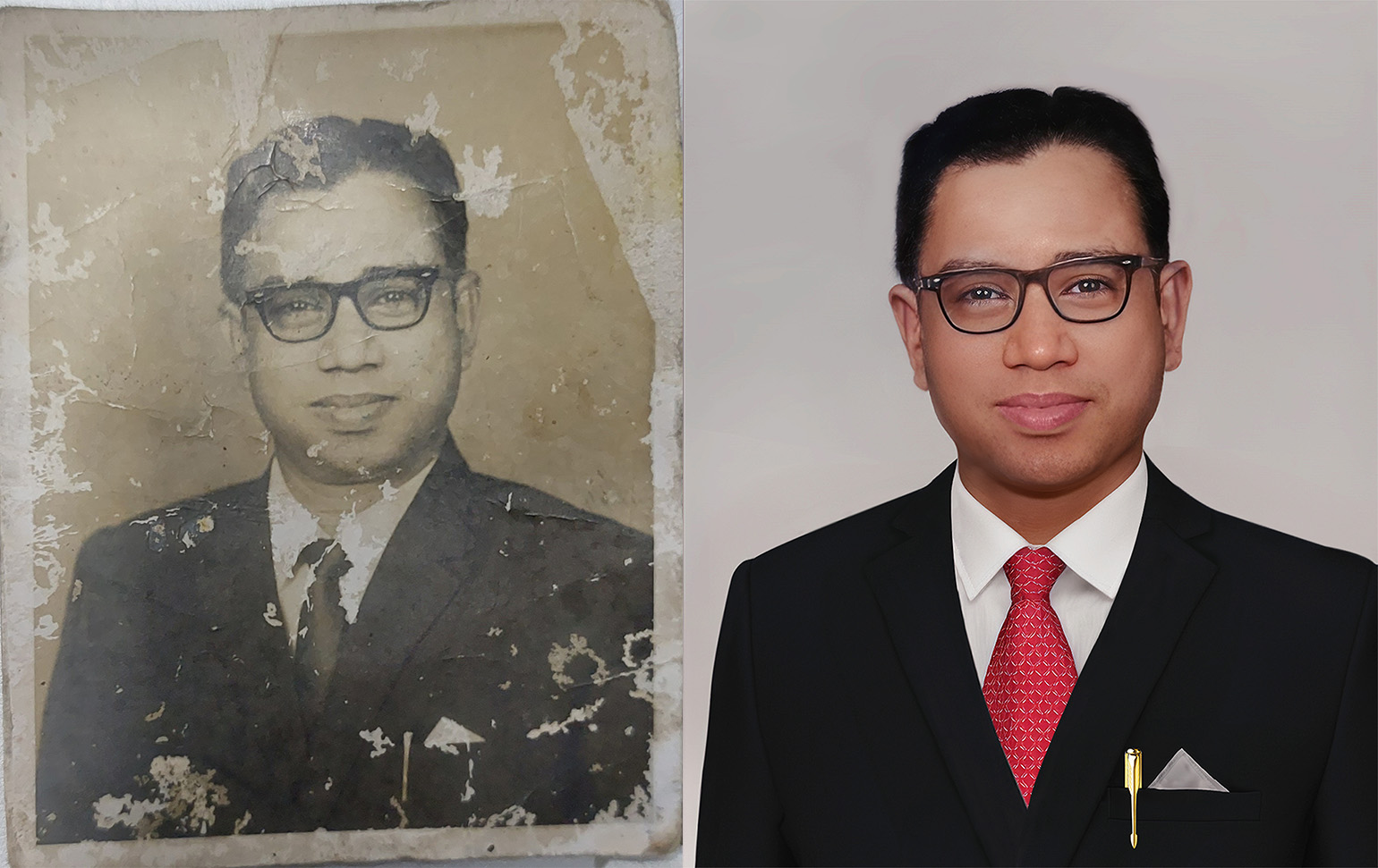 Detailed Photo Restoration and Colorization Using Photoshop and Generative AI